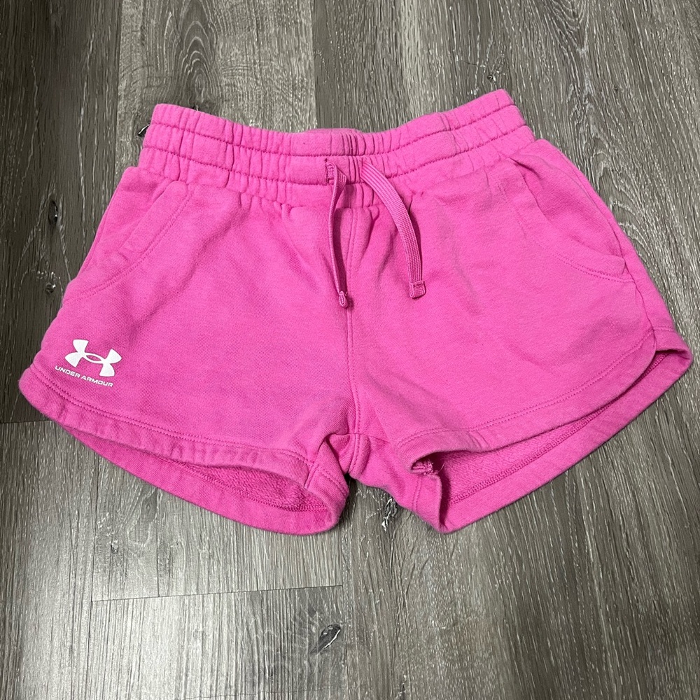 Under Armour Girls Pink Shorts